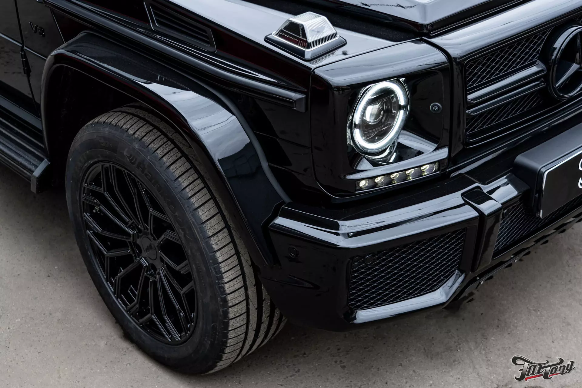 Mercedes G-class. Изготовили и установили кованые диски